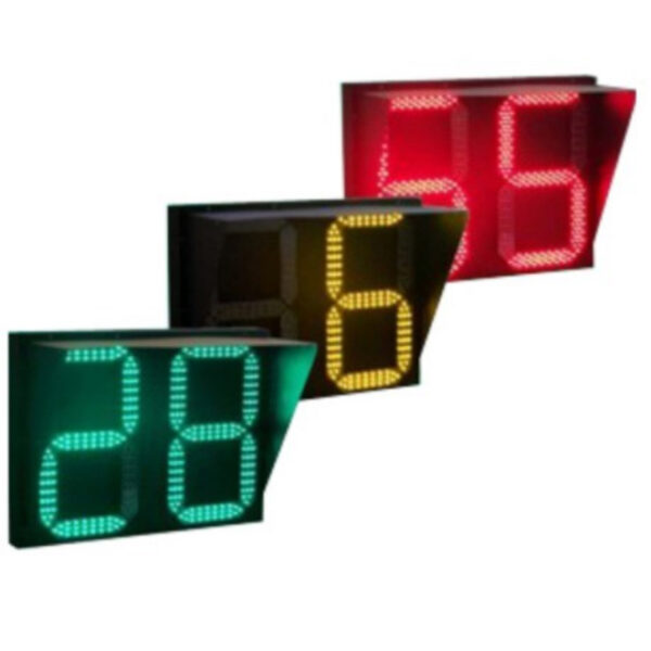 Countdown Timer Traffic Light Signal Red Stop