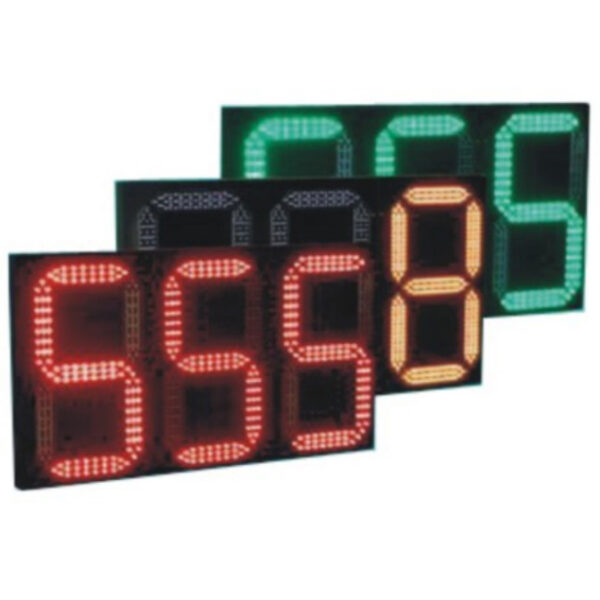 Countdown Timer Traffic Light Red Stop