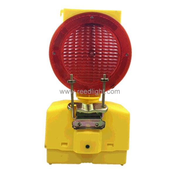 Solar Barricade Warning Light Flashing LED