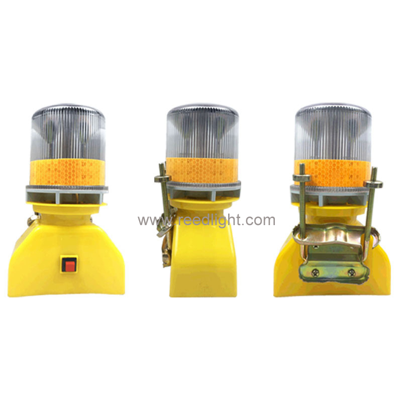 Barricade Flasher Light with Battery for Road Safety Lighting