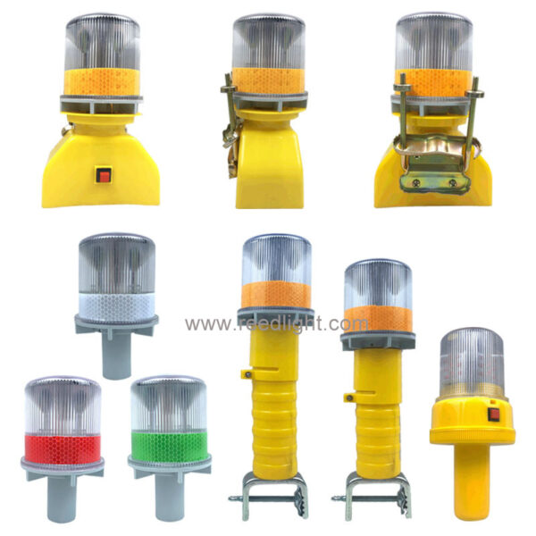 Barricade Flasher Light with Battery for Road Safety Lighting