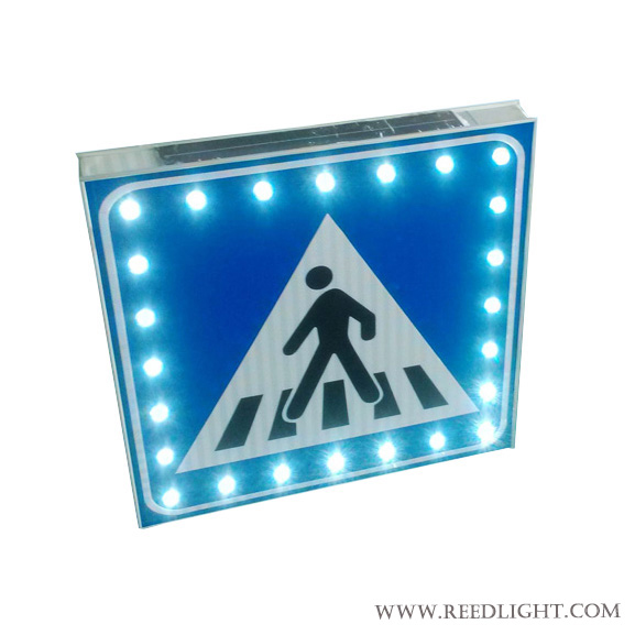 Pedestrian Crossing Traffic Sign LED Solar for Road Safety