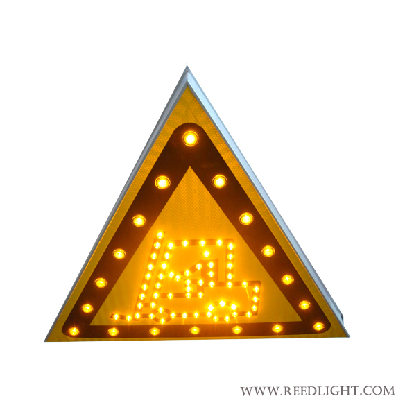 Forklift Safety Signs Traffic Warning Light LED Solar Powered