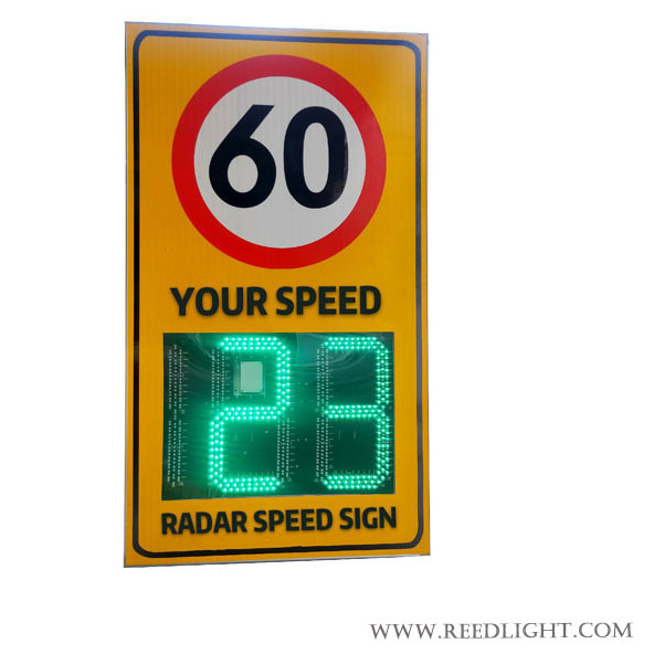 RL-N21 Solar Powered Radar Speed Signs LED Light for Road Safety Solar Powered Radar Speed Signs LED Light for Road Safety