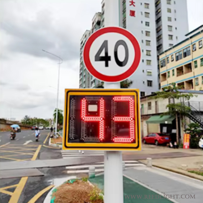 RL-N22 Solar Powered Speed Radar Signs with Camera Road Warning Light Solar Powered Speed Radar Signs with Camera Road Warning Light