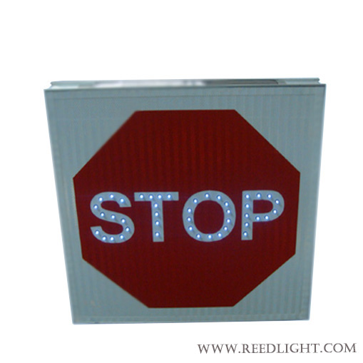 RL-N5 Solar Powered Stop Sign Traffic LED Light for Road Safety Solar Powered Stop Sign Traffic LED Light for Road Safety