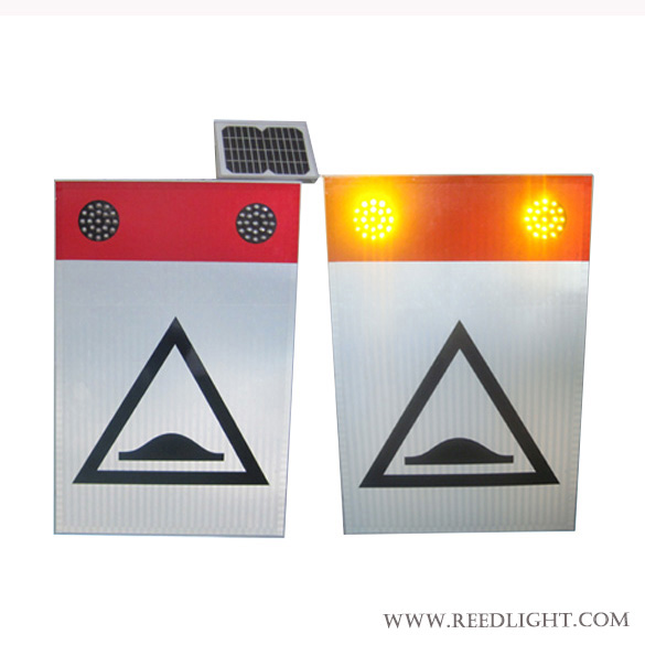 Traffic Signs Speed Breaker Ahead Solar LED for Road Safety