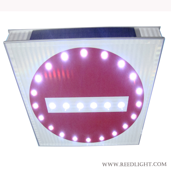 Guide Driving Signs Solar LED with Turn Left