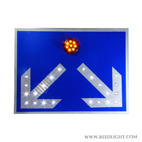 Guide Road Signs Solar LED Traffic for Driving Directions