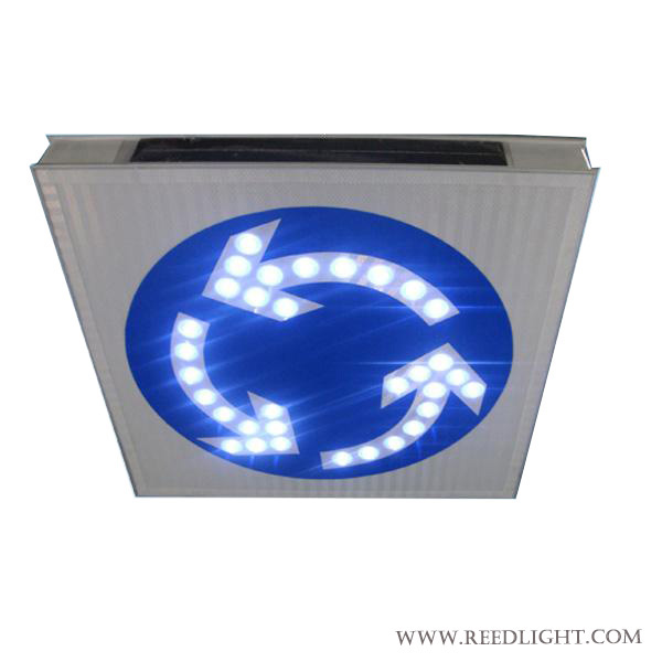 Solar Road Sign Direction LED 360°C Oriented
