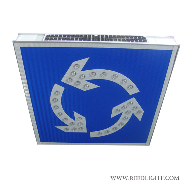 Solar Road Sign Direction LED 360°C Oriented